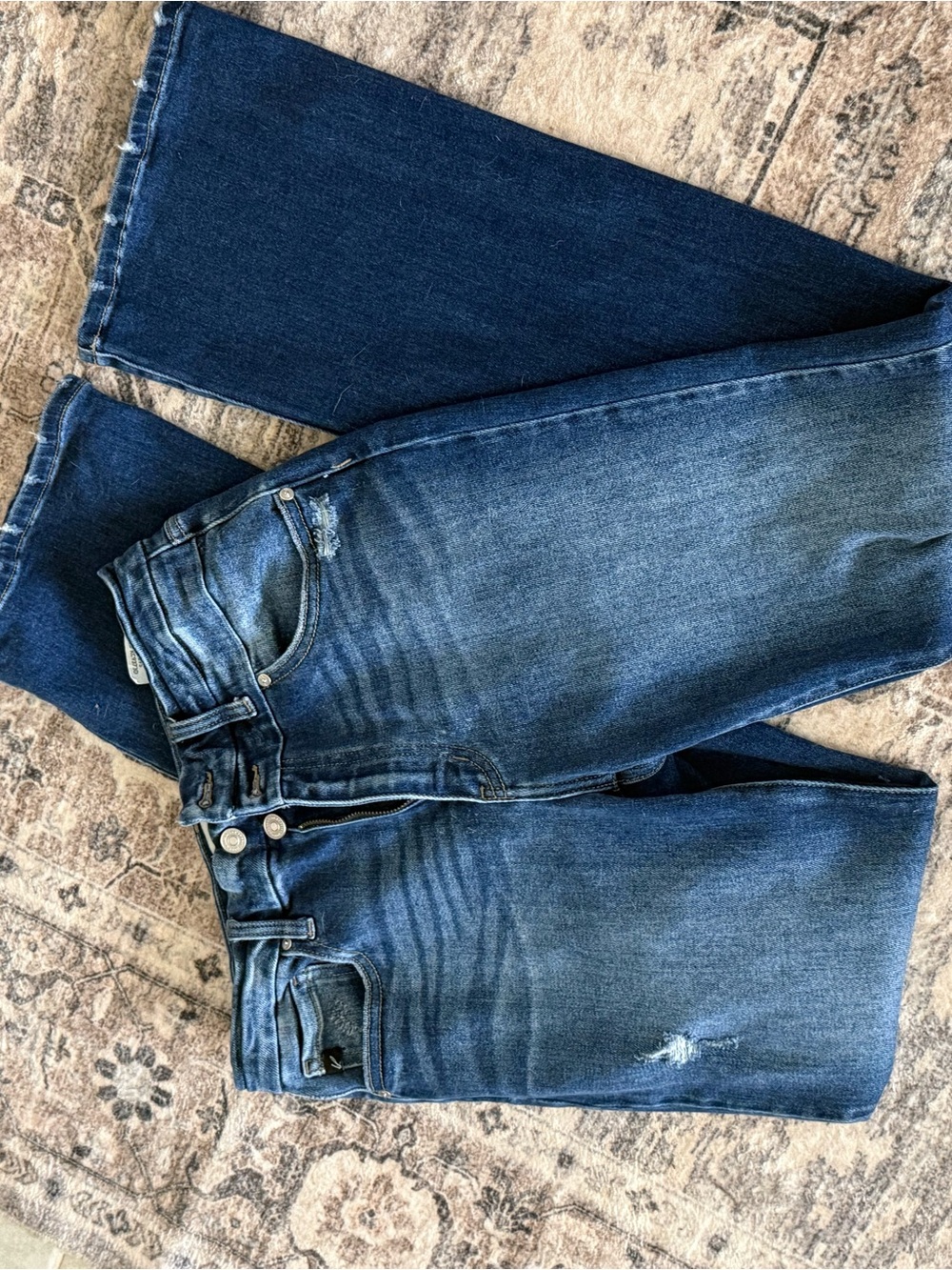 KanCan Women's Boot Cut Jeans in Dark Blue Wash
